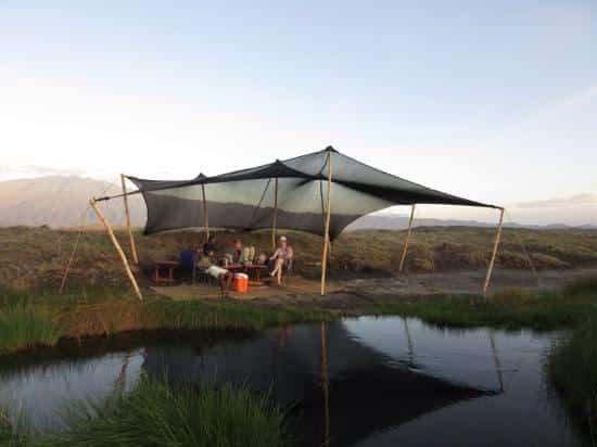 Summit Lake Natron camp