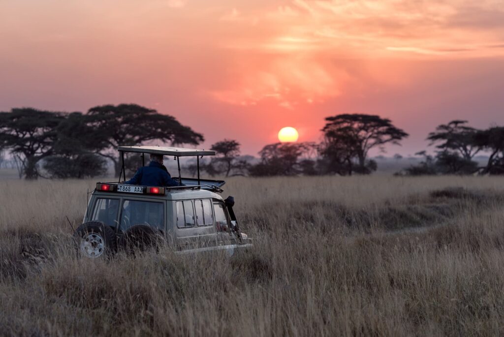 Tour vehicle in Tanzania, packing for a long safari blog