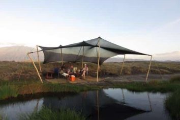 Summit Lake Natron camp